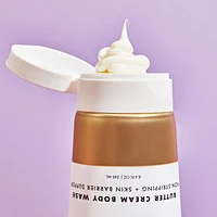Moisturizing Butter Cream Body Wash - Non-Stripping with Shea Butter, Ceramides and Niacinamide