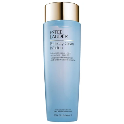 Estée Lauder Perfectly Clean Infusion Balancing Essence Lotion Amino Acid + Waterlily 13.5 oz / 400 mL