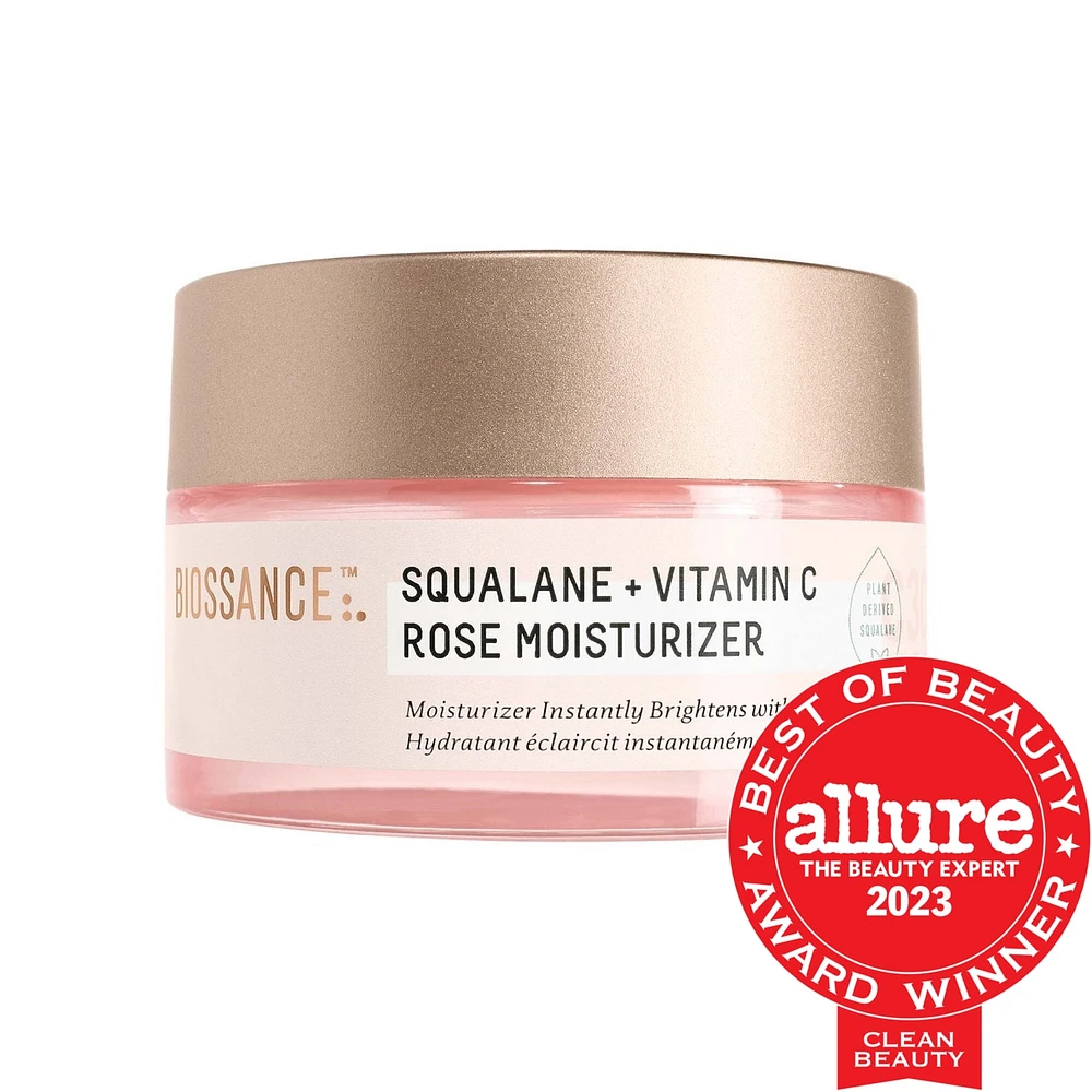 Vitamin C Rose Brightening Moisturizer + Squalane