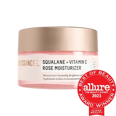 Vitamin C Rose Brightening Moisturizer + Squalane