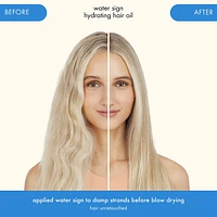 Water Sign Hydrating Hair Oil with Hyaluronic Acid