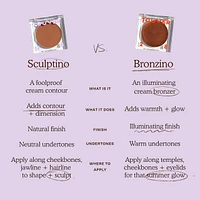 Sculptino™ Soft Matte Cream Contour + Bronzer