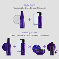 Yubi Blonde Anti-Brass Heat Protecting Purple Hair Serum