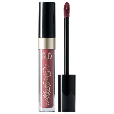KVD Beauty Mini Everlasting Hyperlight Vegan Transfer-Proof Liquid Lipstick Queen Of Poisons