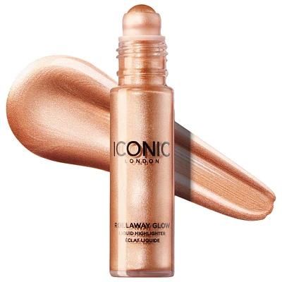 Iconic London Rollaway Glow Highlighter Peach Paradise 0.27 oz / 8 mL