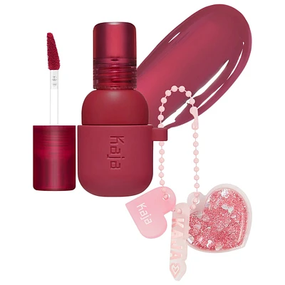 Kaja Jelly Charm Glazed Lip Stain & Blush With Keychain 0.17 oz / 5 g