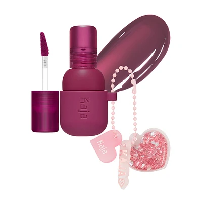 Kaja Jelly Charm Glazed Lip Stain & Blush With Keychain 0.17 oz / 5 g
