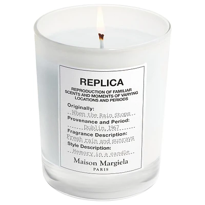 Maison Margiela 'REPLICA' When the Rain Stops Scented Candle 5.8 oz / 165 g candle