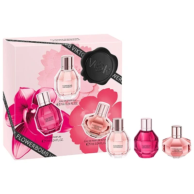 Viktor & Rolf Mini Flowerbomb Perfume Trio Set