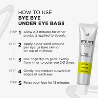 Bye Bye Under Eye Bags Daytime Treatment for Eye Bags, Puffiness and Crepey Skin