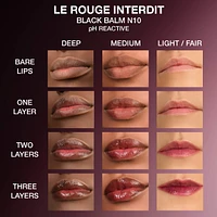 Le Rouge Interdit pH Reactive Hydrating Universal Black Lip Balm  