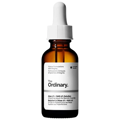 The Ordinary Aloe 2% + NAG 2% Solution for Post-Acne Marks 1 oz / 30 ml