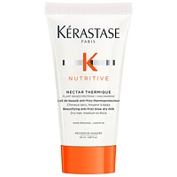Kérastase Mini Nutritive Heat Protecting Styling Cream for Dry Hair 1.7 oz / 50 ml