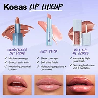 Wet Stick Moisturizing Shiny Sheer Lipstick with Ceramides