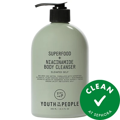 Superfood + Niacinamide Body Cleanser with Antioxidants & Hyaluronic Acid