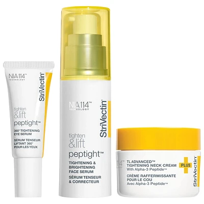 Tighten & Light Power Starters Trio Kit for Face, Eye and Neck