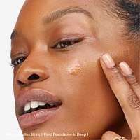 Stretch Fluid Foundation for Buildable Coverage