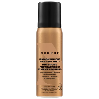 Morphe Mini Continuous Prep & Set Mist with Antioxidants and Ceramides 1.3 oz / 36.8 g