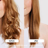 Flat Iron Hair Straightener with Aloe-Infused Ceramic Plates