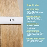 Flat Iron Hair Straightener with Aloe-Infused Ceramic Plates