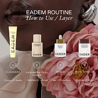 Cashmere Peel Gentle AHA + PHA Exfoliating Toner with 9% Lactic, Azelaic, Tranexamic Acids