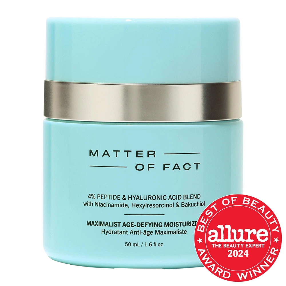 MAXIMALIST AGE-DEFYING RICH MOISTURIZER with 4% Peptide & Hyaluronic Acid Blend
