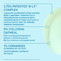 eczema+ Dermatitis Ceramide Face + Body Cream