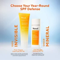 Multi-Vitamin Clear Coat SPF 50 Sunscreen