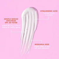 The Everyday One SPF 50 Face Sunscreen Moisturizer with Hyaluronic Acid