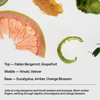 Bergamot & Hinoki Aluminum-Free Clear Gel Deodorant for Sensitive Skin