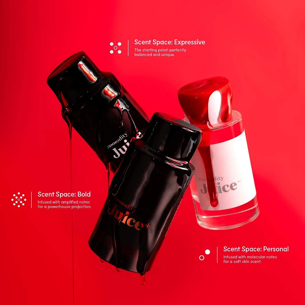 Juice Expressive Eau de Parfum with Raspberry Pulp & Rhubarb Travel Spray