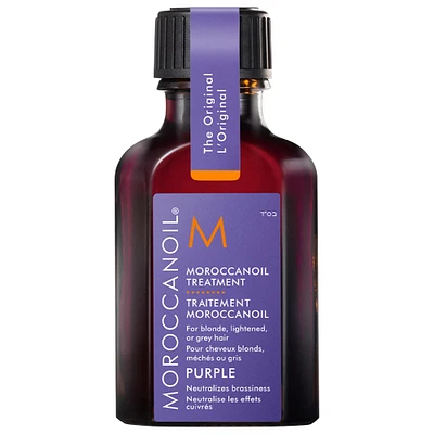 Mini Moroccanoil Treatment Purple Hair Oil for Blonde Hair