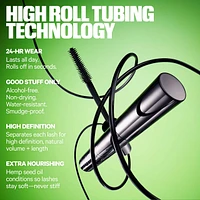 KUSH High Roll Lengthening Smudge-Proof Tubing Mascara