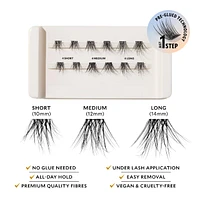 Velour-Xtensions™ Self-Stick Lash Clusters