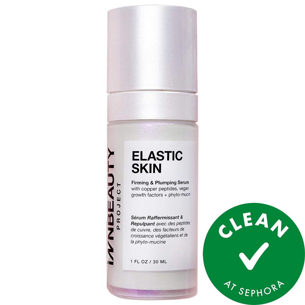 Elastic Skin Firming & Plumping Vegan Growth Factor Serum with Copper Peptides