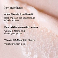 AHA Brightening Bubbling Cleanser