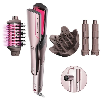 FlexFusion™ Luxury Air & Ceramic Straightening Hair Dryer System with Diffuser