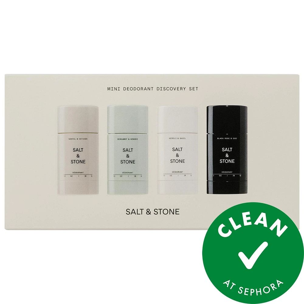 Salt & Stone Mini Deodorant Discovery Set