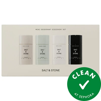 Salt & Stone Mini Deodorant Discovery Set