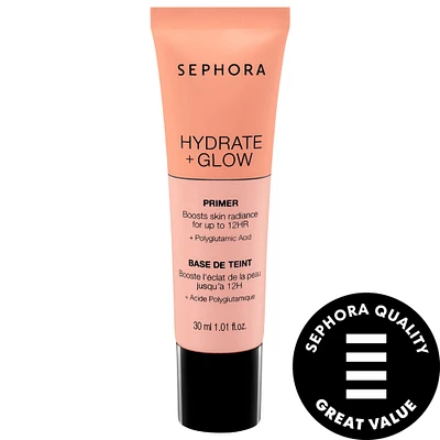 Hydrate + Glow Primer Hydrate + Glow Primer with Polyglutamic Acid