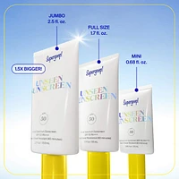 Unseen Sunscreen Invisible Broad Spectrum SPF 50  PA +++