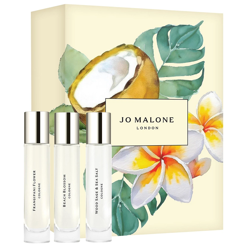 Layering Travel Spray Trio with Beach Blossom Cologne