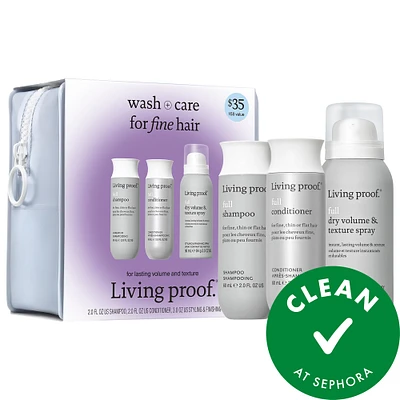 Mini Full Shampoo, Conditioner and Texture Spray Set