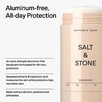 Saffron & Cedar Extra-Strength Aluminum-Free Deodorant