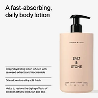 Saffron & Cedar Body Lotion with Niacinamide