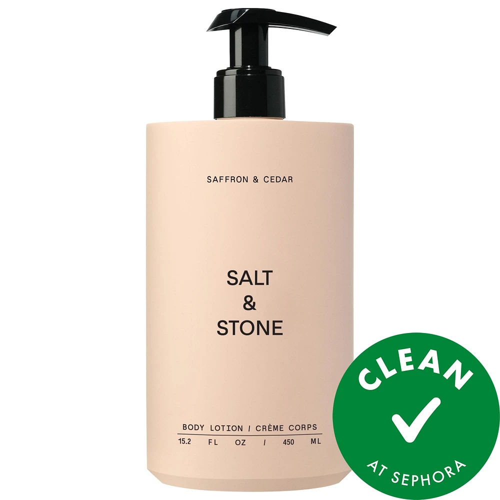 Saffron & Cedar Body Lotion with Niacinamide
