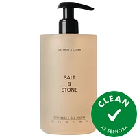 Saffron & Cedar Body Wash with Niacinamide + Probiotics
