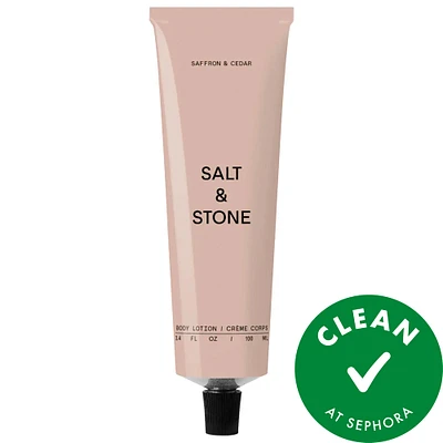 Salt & Stone Saffron & Cedar Body Lotion with Niacinamide 3.4 oz / 100 mL