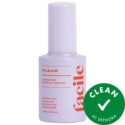 Clear Exfoliating Serum for Blemishes with 10% AHA + BHA Blend
