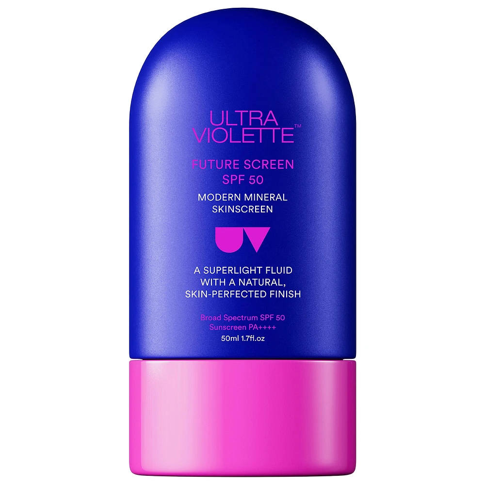 Future Screen SPF 50 Mineral Fragrance Free Facial Sunscreen Serum